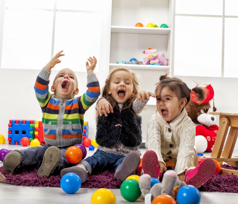 Group Of Kids Playing